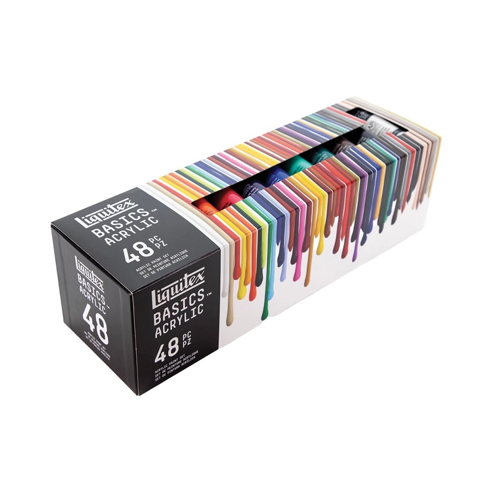 Liquitex Basics Acrylic Paint Set 48x22ml Assorted