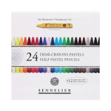 Sennelier 24 Half Soft Pastels Box