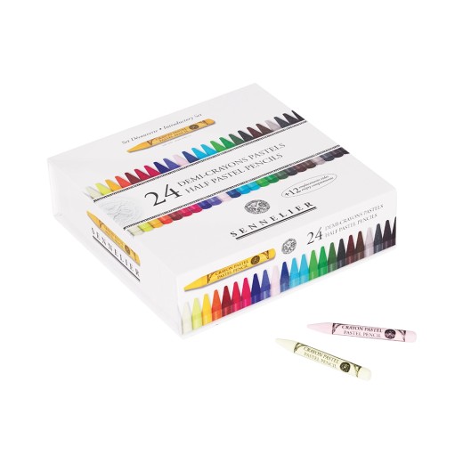 Sennelier Box 24 Halbe Softpastelle