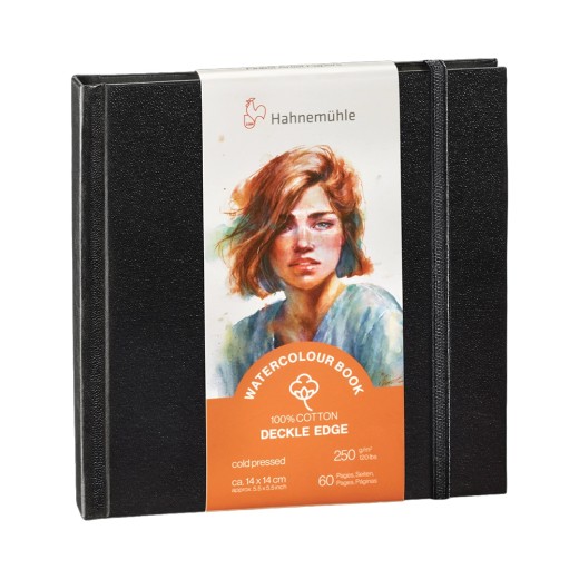 Aquarellbuch Baumwolle Feinkorn 250g 14x14cm