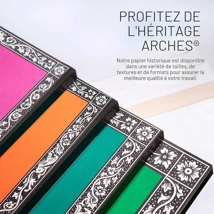 Arches Spiralblock Feinkorn 300g 15x25cm 15 Blatt