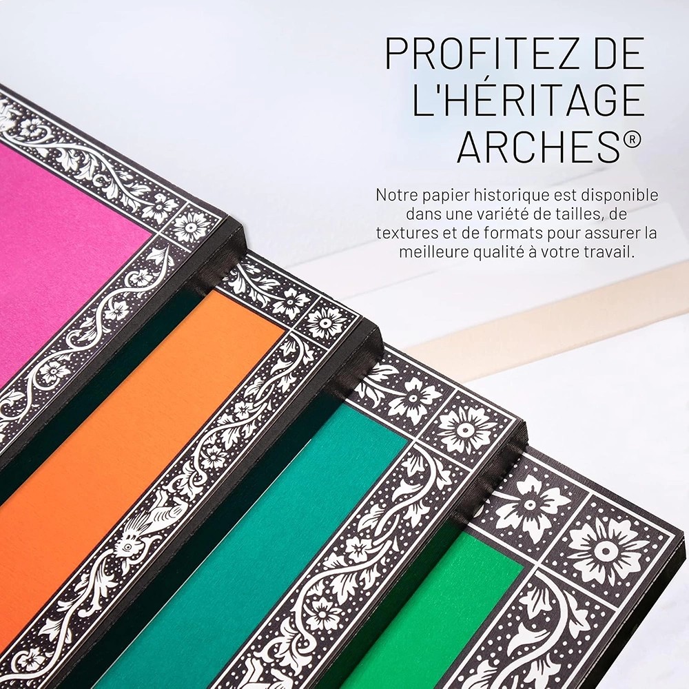 Arches Spiralblock Feinkorn 300g 15x25cm 15 Blatt