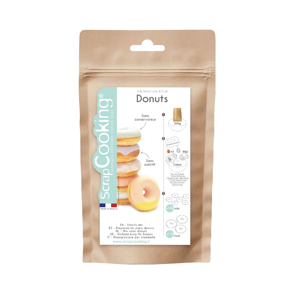 Mini Macchina per Ciambelle Donuts e Preparato 270g