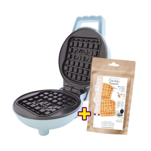 Pack mini crêpière pancakes factory kawaii et préparation pour crêpes Scrapcooking 260g