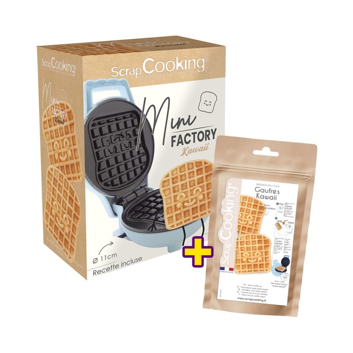 Mini Pancake Maker Kawaii und Backmischung 260g