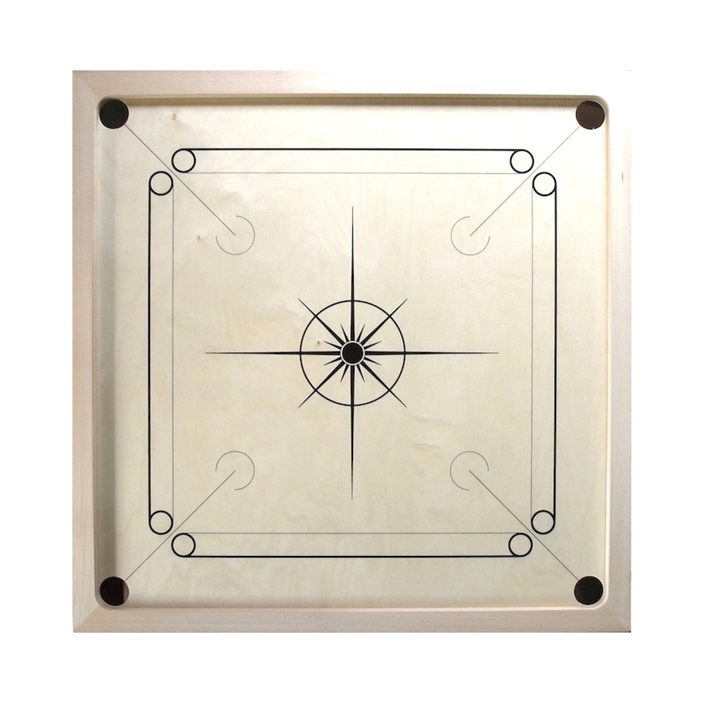 Carrom Board Étoile Noir