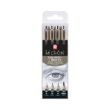 Sakura Pigma Micron Set 4 Penne Grigio Freddo