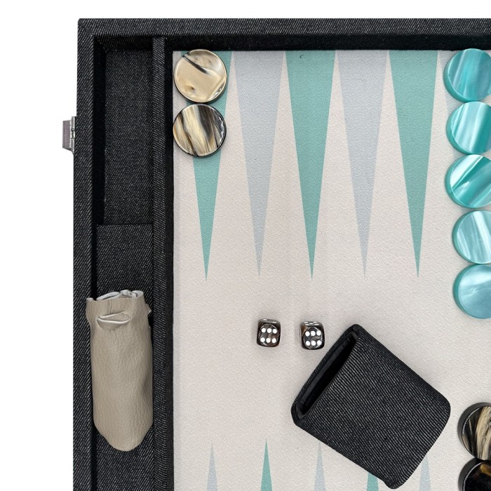 Backgammon Grande Danny Jeans Hector Saxe | Hector Saxe | L'Astuce