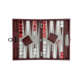 Backgammon Medium Cuir Buffle | Hector Saxe | L'Astuce