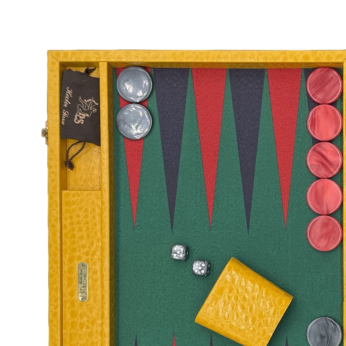 Backgammon Stampa Lucertola 30x46 Feltro