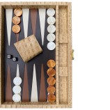 Backgammon Pelle Stampa Coccodrillo 25x37