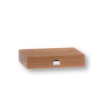 Backgammon en Cuir - Effet Alligator - Format Small