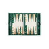 Backgammon en Cuir - Effet Buffle - Format Medium