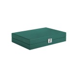 Backgammon en Cuir - Effet Buffle - Format Medium