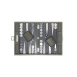 Backgammon en Cuir - Effet Buffle - Format Small