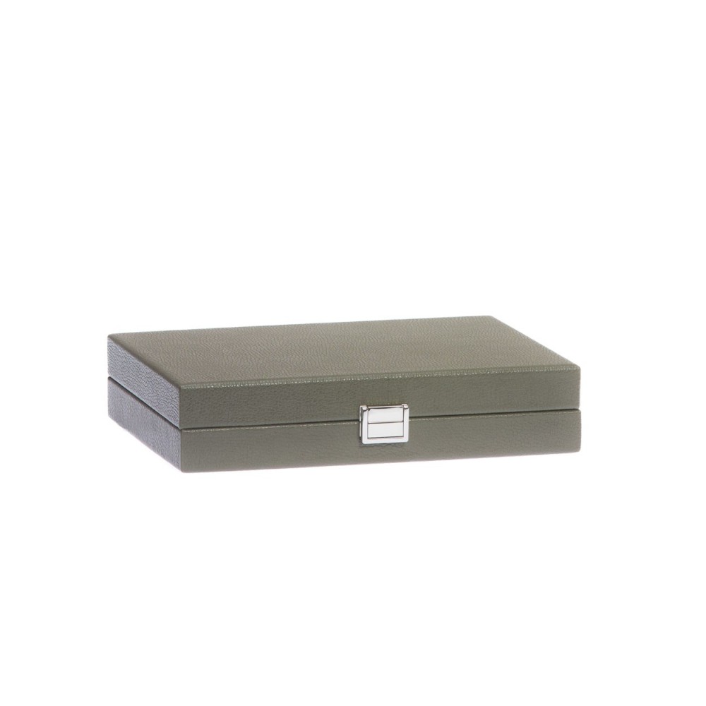 Backgammon en Cuir - Effet Buffle - Format Small