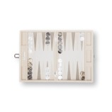 Backgammon en Cuir - Effet Galuchat - Format Medium