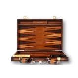 Backgammon Cuir Compétition Cognac | Hector Saxe|Astuce Genève