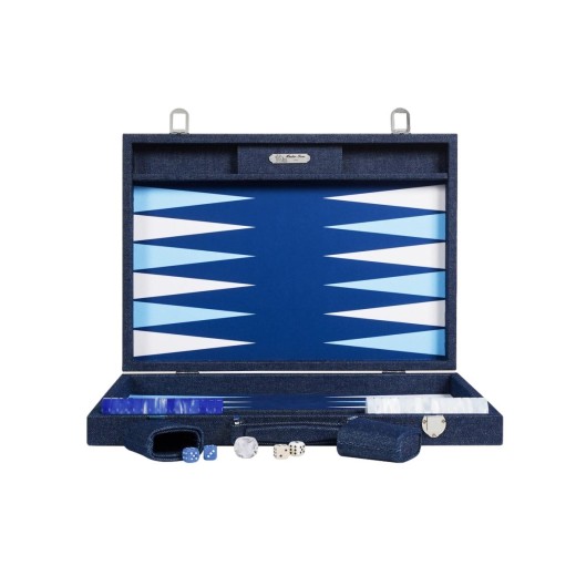 Backgammon Toile Compétition Bleu | Hector Saxe|Astuce Genève