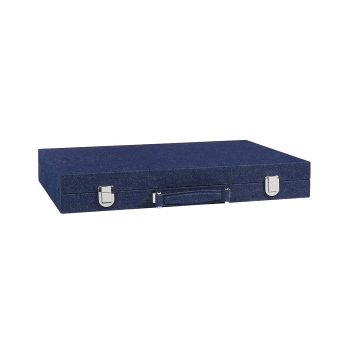 Canvas Backgammon - Denim Style - Competition Size
