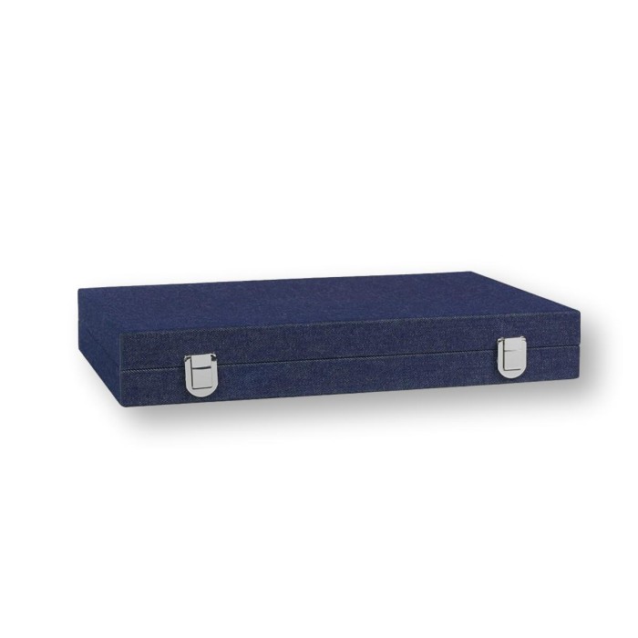 Canvas Backgammon - Denim Style - Large Size