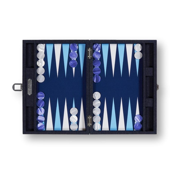 Backgammon en Toile - Façon Jeans - Format Medium