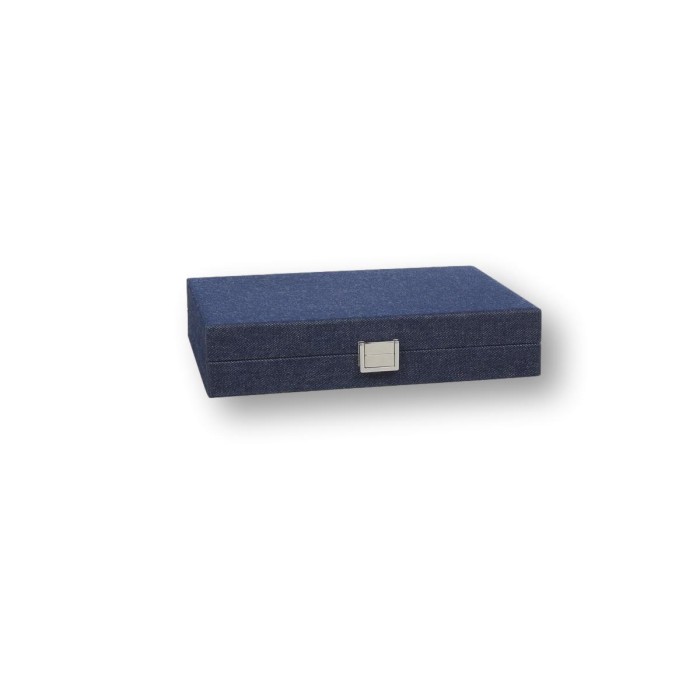 Canvas Backgammon Jeans-Optik Small