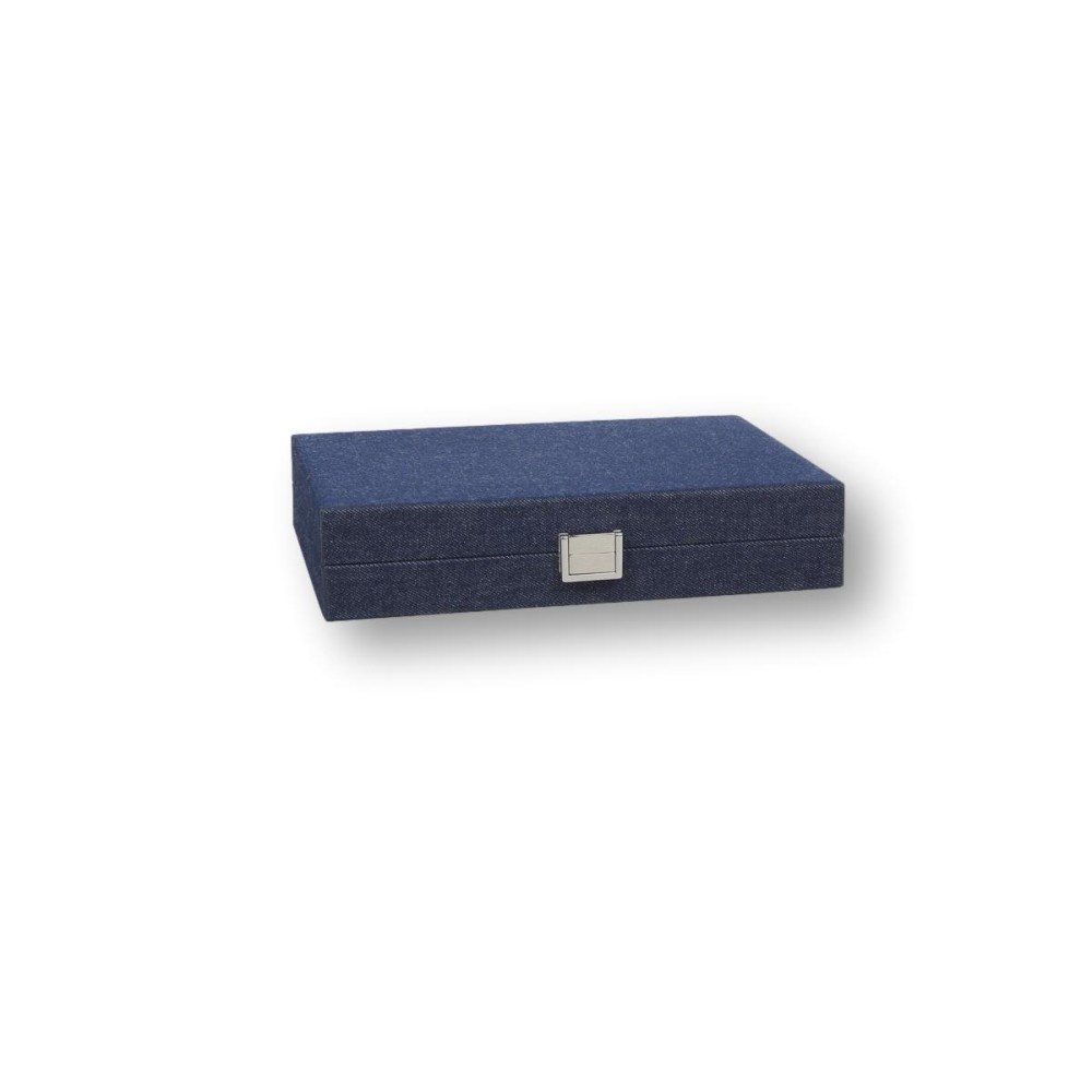 Canvas Backgammon Jeans-Optik Small
