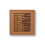 Coffret d'échecs - Cuir - Effet de Buffle - 35cm