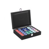 Coffret Poker - 240 jetons - Cuir - Toilé Jeans