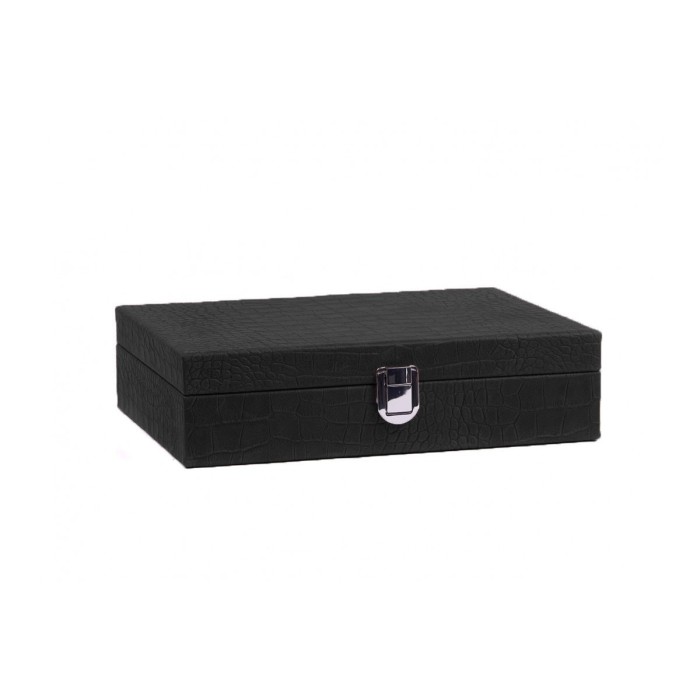 Coffret Poker - 240 jetons - Cuir - Effet Alligator