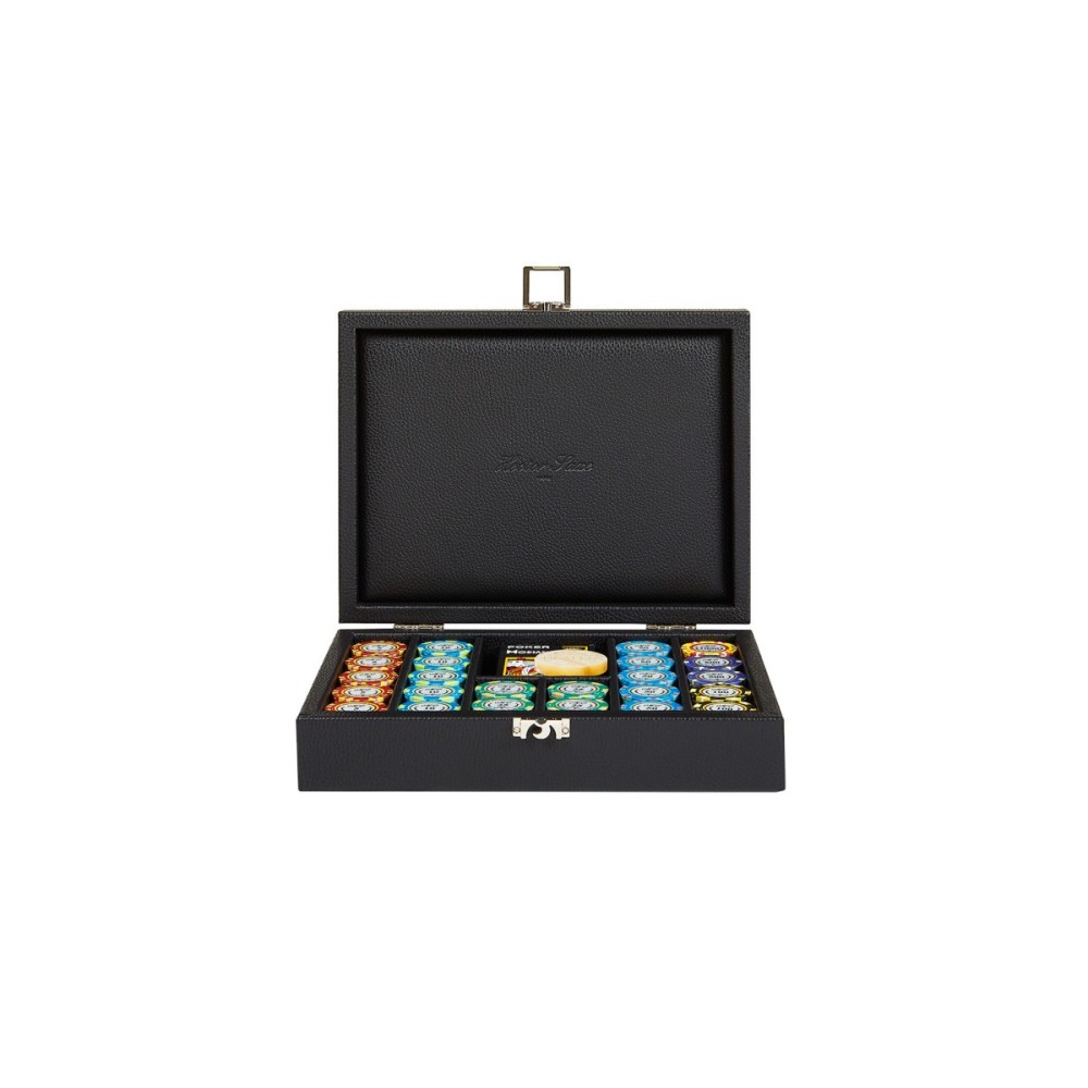 Coffret Poker  Cuir  Noir | Hector Saxe | L'Astuce Genève