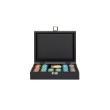 Buffalo Leather Poker Case 240 Ceramic Chips