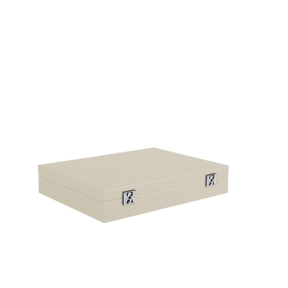 Coffret Poker - 440 jetons - Cuir - Effet Chaîne