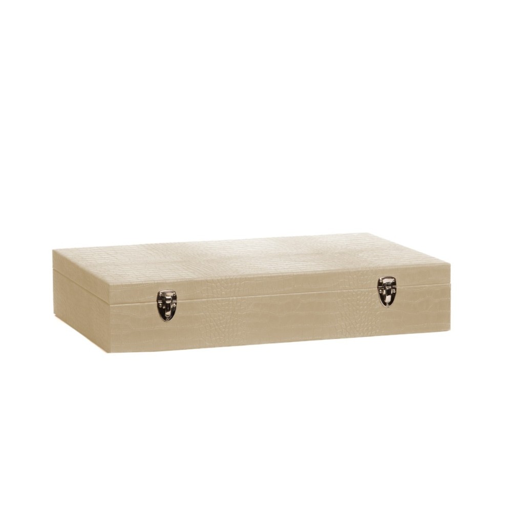 Coffret Roulette - Cuir - Effet Alligator