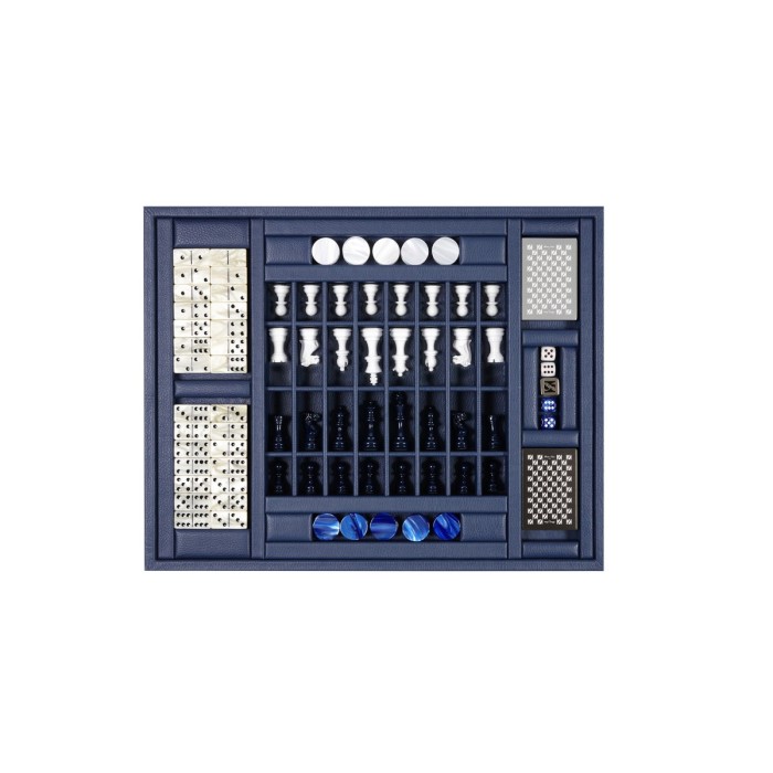 Coffret Multi-jeux - Cuir - Effet Buffle
