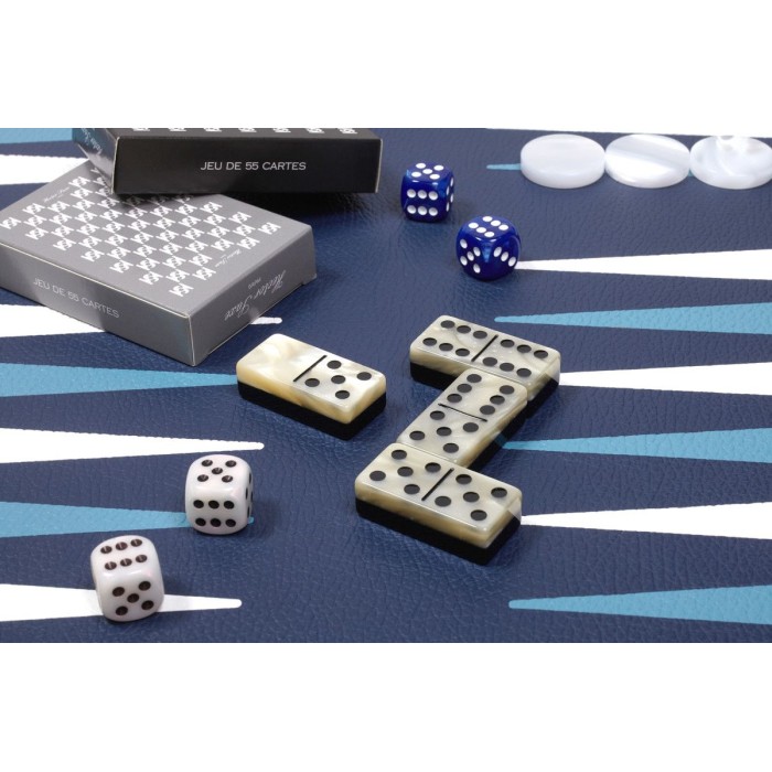 Scatola Multigioco Pelle Effetto Bufalo