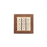 Tic Tac Toe en Cuir - Modèle XL - Effet Alligator