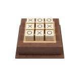 Tic Tac Toe en Cuir - Modèle XL - Effet Alligator