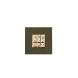 Buffalo Effect Leather Tic Tac Toe Game