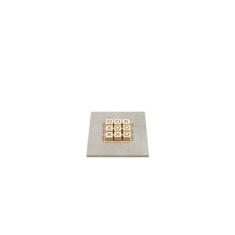 Chain Effect Leather Tic Tac Toe Game