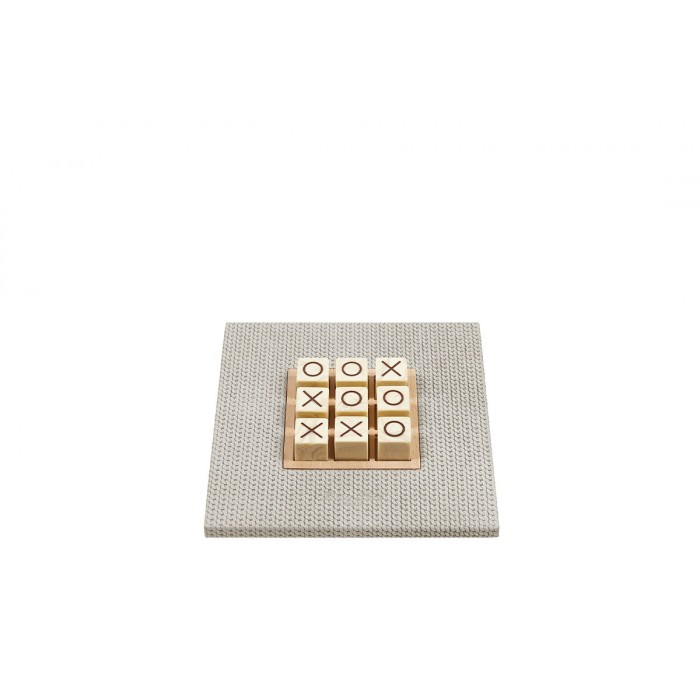 Tic Tac Toe en Cuir - Effet Chaîne