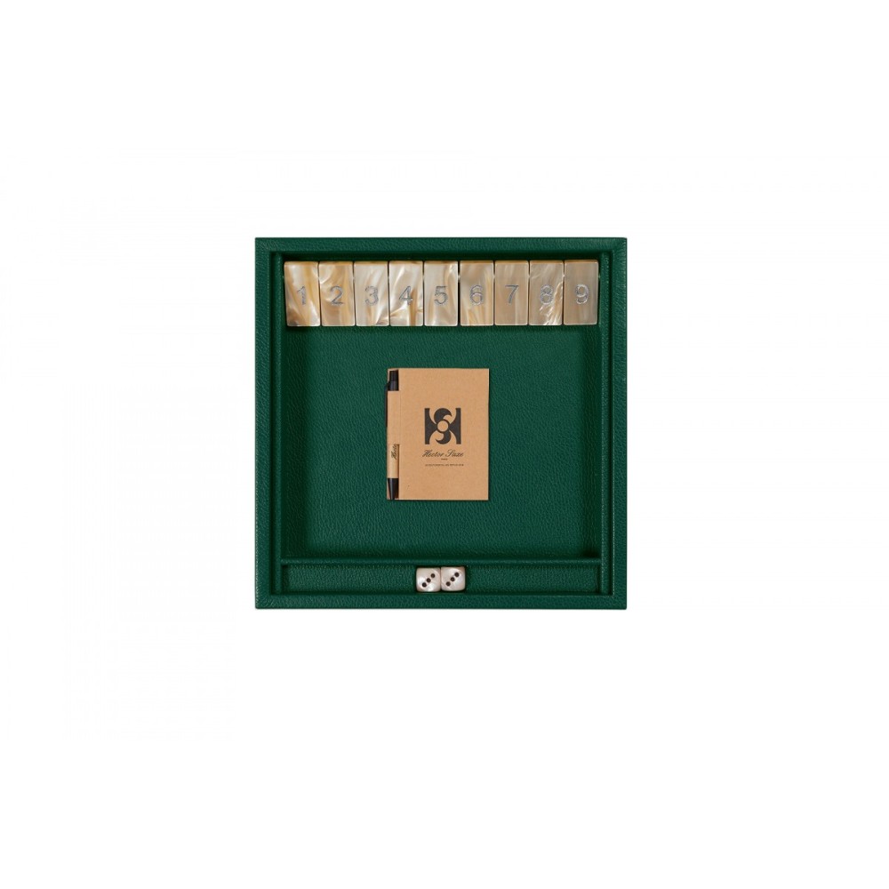 Shut the Box en Cuir - Effet Buffle