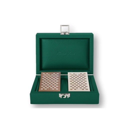 Coffret Cartes Cuir  Avocat | Hector Saxe | L'Astuce Genève