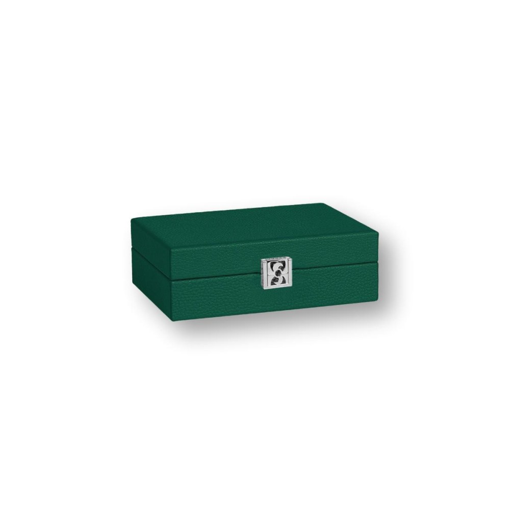 Coffret Cartes - Cuir - Effet Buffle