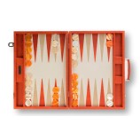 Backgammon en Cuir - Effet Alligator - Format Compétition