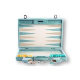 Backgammon en Cuir - Effet Alligator - Format Compétition