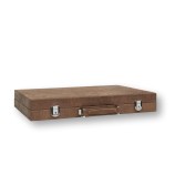 Backgammon en Cuir - Effet Alligator - Format Compétition