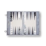Backgammon en Cuir - Effet Alligator - Format Large