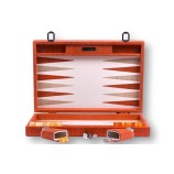 Backgammon en Cuir - Effet Alligator - Format Large